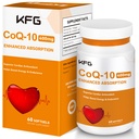 KFG CoQ10 400mg 软胶,Coenzyme Q10 补充支持心脏健康,心血管健康,免疫系统和细胞能源生产,Gluten Free