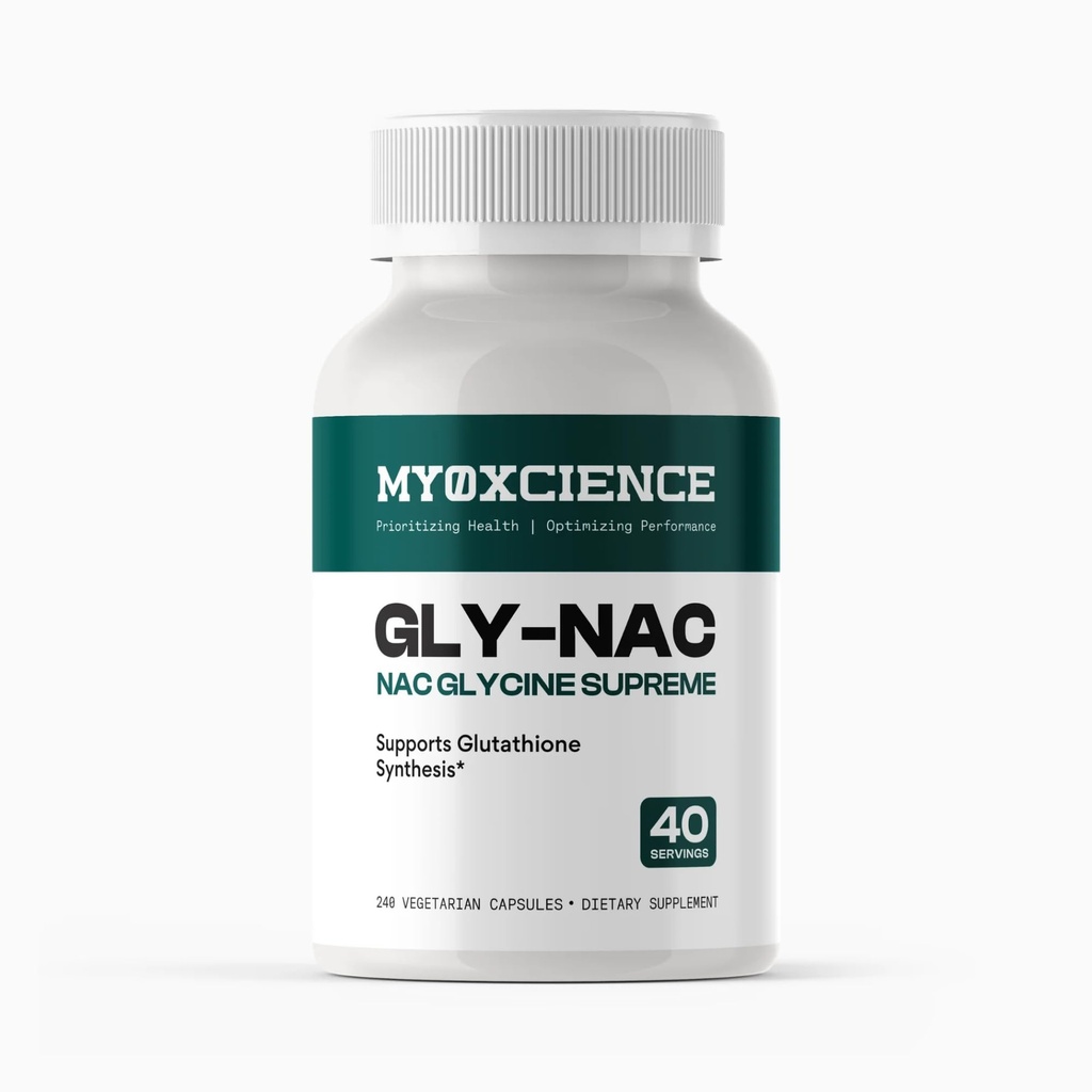 MYOXCIENCE NAC Supreme Capsules | 1.6 G N-Acetyl-L-Cysteine per Serving | 40 Servings