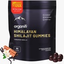 Organifi Shilajit Gummys -- -- 喜马拉雅省Shilajit,男女配有PrimaVie Shilajit,40-Plus Trace Minerals,以及更多 -- -- Hormone平衡器、Boosts细胞能、Beats Fatigue和更多60个计数器