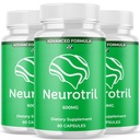 (3 Pack) Neurotril Capsules, Official Neuro tril Pills with All Natural Ingredients, Advanced Overall Health and Wellness Vitamin Formula with Maximum Strength Multivitamins Support (180 Capsules)