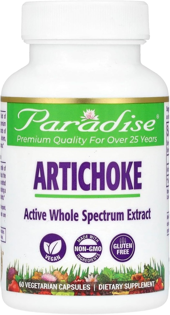 Paradise Herbs Artichoke, 60 蔬菜卡普尔(每卡普尔250毫克)