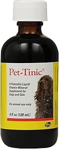 Pfizer 动物 Pet-Tinic 维生素-矿山 狗和猫,4-Ounce