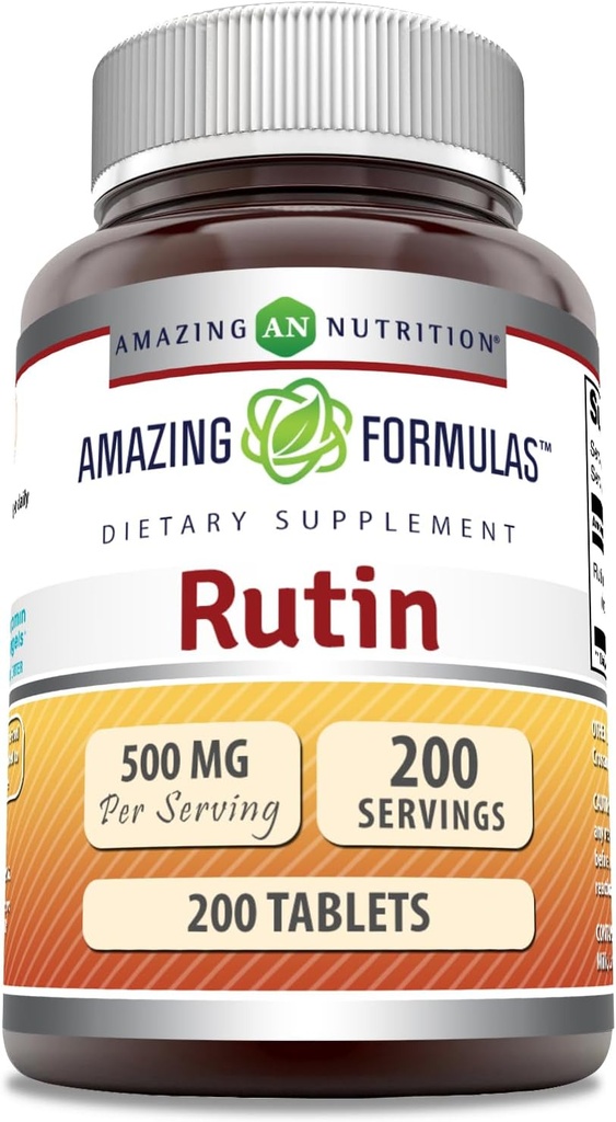 《惊人的公式》 Rutin 500mg 200 平板电脑 补编 | Non-GMO | Gluten Free | | |  USA  USA  USA  USA