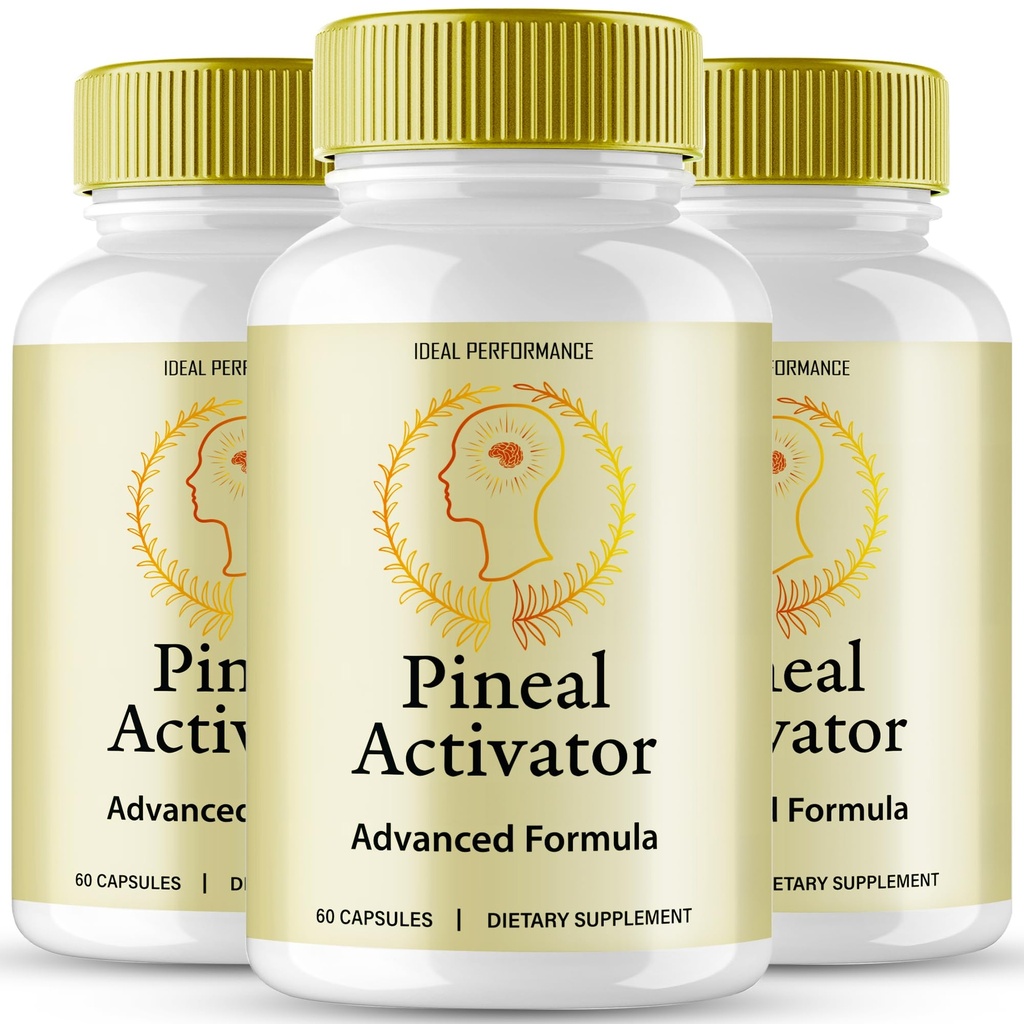 Pineal Activator Capsules, Official PinealActivator Brain Health Supplement Pills, Advanced Nootropic Pills Support, All Natural Pineal Activator Cognitive Health & Function Reviews (3 Pack)