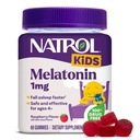 纳特罗尔儿童Melatonin Gummys 1mg,儿童Melatonin 休息,60 Raspberry-Flavored Sleep Gummys,60天供应