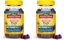 Nature Made Advanced Multivitamin Gummies for Him with Magnesium Citrate,Calcium & All 8 B Vitamins,Multivitamin for Men,90 Gummies,30 Day Supply,(Pack of 2)