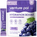 Venture Pal Free Electrolyte Power Packets - 液态日报IV 快速水分和党回收的饮料混合 → 5 Vitamins & 7 Electrolytes → Keto Friendly → Kent-GMO → 认证 Vegan → 16棒