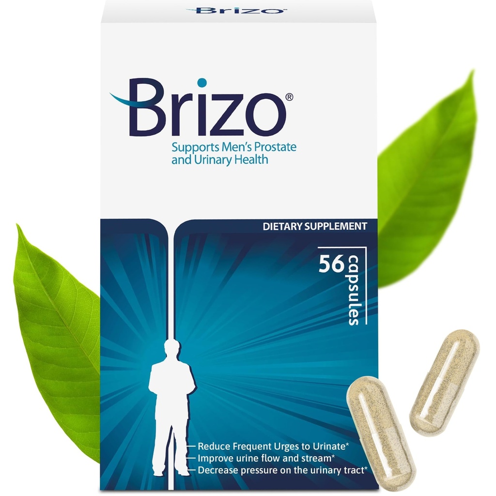 Brizo 男性前列腺健康补充剂 -- -- 男性尿道健康补充剂 -- -- 减少经常尿道 -- -- 1个月供应