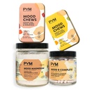 PYM Oxytocin Bundle – Citrus & Berry Chews, Magnesium Powder & Vitamin B Complex Supplement – Natural Stress & Mood Support