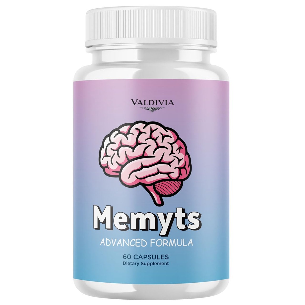 Valdivia Memyts – Natural Daily Supplement with B Vitamins and Herbal Extracts | Non-GMO | Made in USA | 100% Natural, 60 Capsules, 1-Month Supply