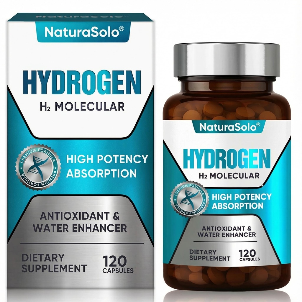 Hydrogen Water Tablets with Magnesium, Hydrogen Water Supplement for Brain Health – Effervescent Tablets for Fresh, Clean-Tasting Hydrogen-Rich Water Anytime