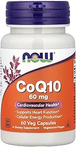现在食品 COQ10、60毫克、60Veg Capsules