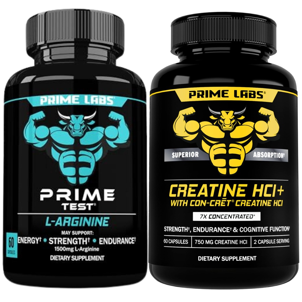 主实验室 L Arginine(60厘米) + Creatine HCl Capsules(60厘米)
