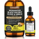 Wormwood Black Walnut Clove Liquid Drops, Liposomal Wormwood Tincture, Organic Black Walnut & Wormwood & Cloves with Garlic, Pumpkin Seed, Berberine, Black Pepper,Gut Health & Digestive Support