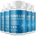 (5 Pack) Nerve Ease Capsules, NerveEase Pills with All Natural Ingredients, Advanced Overall Health and Wellness Vitamin Supplement Formula for Maximum Strength Multivitamins Support (300 Capsules)