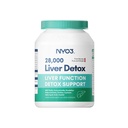 NYO3 牛奶硝酸盐 200mg 肝脏除毒补充剂 Dandelion root & Artichoke 提取器 60 Capsules → Silymarin 抗氧化剂支持, Liver Cleanse & Herbal 健康补充剂