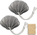 2 Packs of Iron Seashell with Bag - A Natural Source of Iron to Reduce The Risk of Deficiency, an Effective and Safe Cooking Tool, Ideal for Pregnant Women Vegans Athletes
