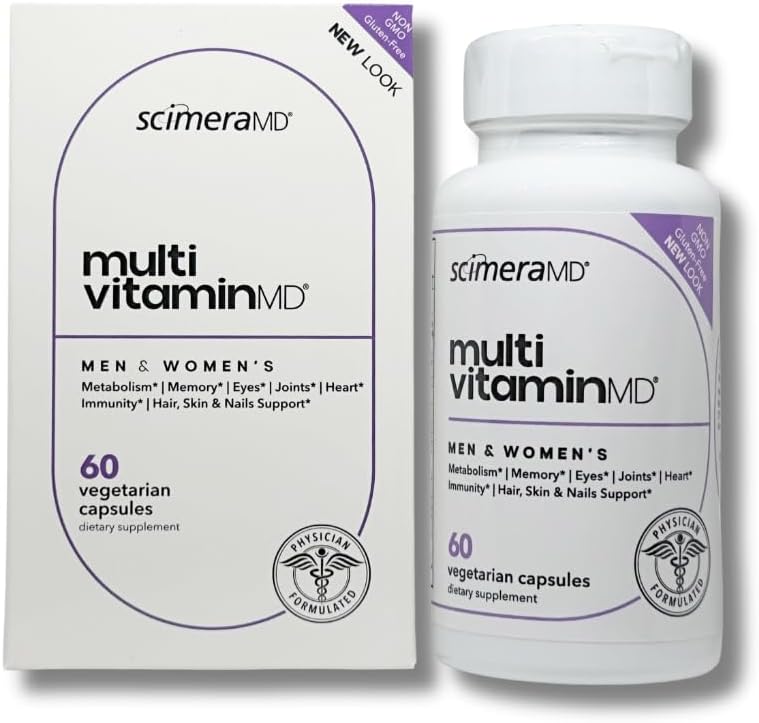 ScimeraMD® 多维塔明MD Full-Spectrum Supple of Minerals, Antioxidants, and Superfood combination for 代谢、联合支持、毛发、皮肤和钉子, 60 CT
