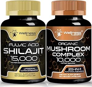 (原始内容存档于2018-03-26) (英语). WellNess LABSRX Shilajit Capsules 有机蘑菇 Capsules
