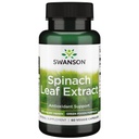 Swanson Spinach Leaf 提取 -- -- 草药补充剂,促进总体健康 -- -- 绿色食品配方w/有益Thylakoids & Chlorophyll -- -- (60 Veggie Capsules,各650毫克)