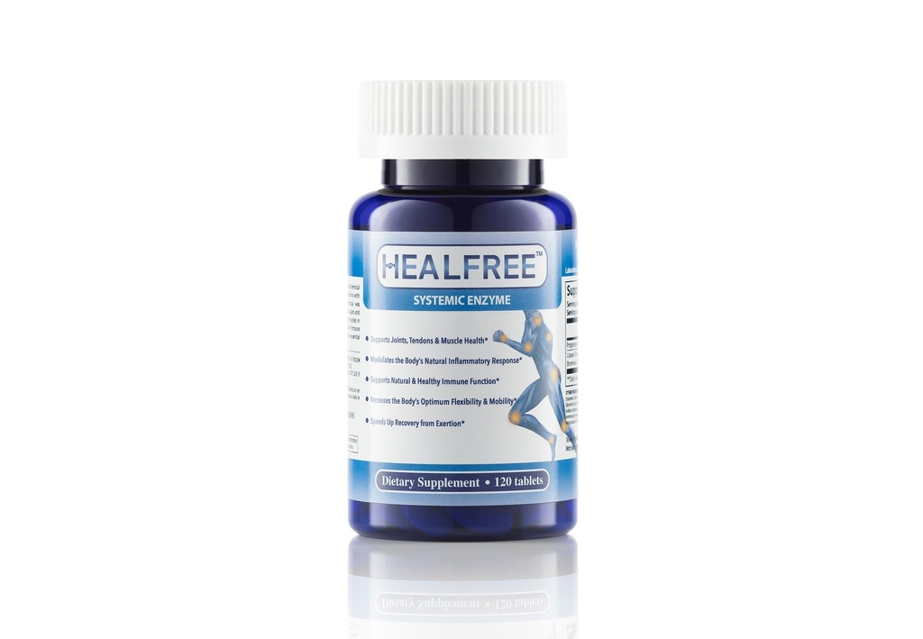 Systemic Enzyme Supplement • Advanced 5-in-1 Formula with Bromelain & Pancreatin • Supports Joint, Muscle & Immune Health • 120 Capsules