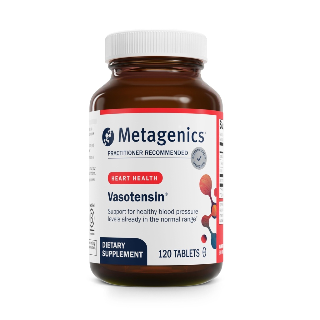 Vasotensin - 支持健康血压水平已经处于正常范围* - Bonito Peptide补充剂 - 鱼蛋白 - 非GMO - 无糖 - 120片