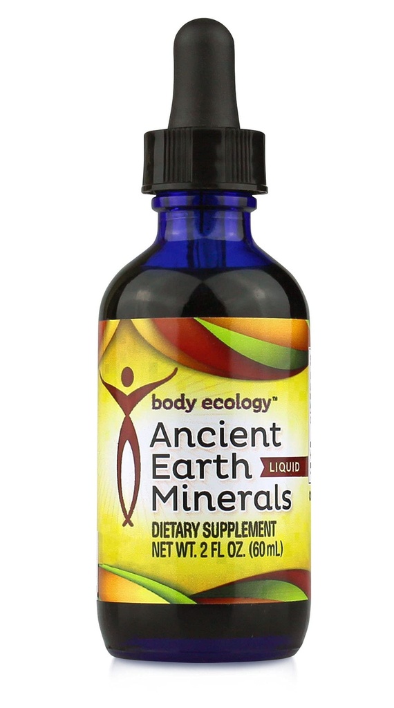 机体生态学 古老地球液体矿物 100% 厂家驱动的跟踪矿物液体 补充 QQ快速吸附电解溶液 支持免疫 60 服务(2 fl oz)