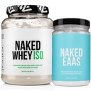 NAKED Whey Isolate Protein Powder (28 Servings) EAAs Amino Acids Powder 500g (50 Servings) – Grass-Fed; Zero Carb; Unflavored; Non-GMO; Gluten Free; Vegan