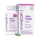 GNC Women’s Ultra Mega Multivitamin Caplets, Clinically Proven to Feel Better, Immune Support, Vitamin A, B, C, D, Iron, Biotin, Beauty, Gluten Free, Timed Release, 90 ct, 45 svgs