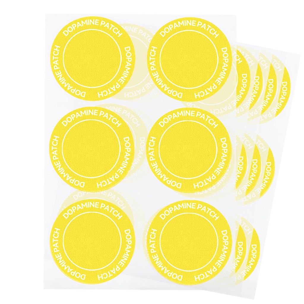 Dopamine Mood Support Patches for Focus & Motivation – Daily Wellness Patch with Natural Ingredients for Emotional Balance & Positivity 10 Patches
