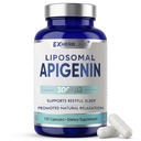 Apigenin Supplement for Sleep - Relaxation & Cellular Support | 300mg per Serving, 120 capsules, 60 Day supply, Vegan, Liposomal Max Absorption, Herbal Formula, for Relaxation, Sleep, Mood