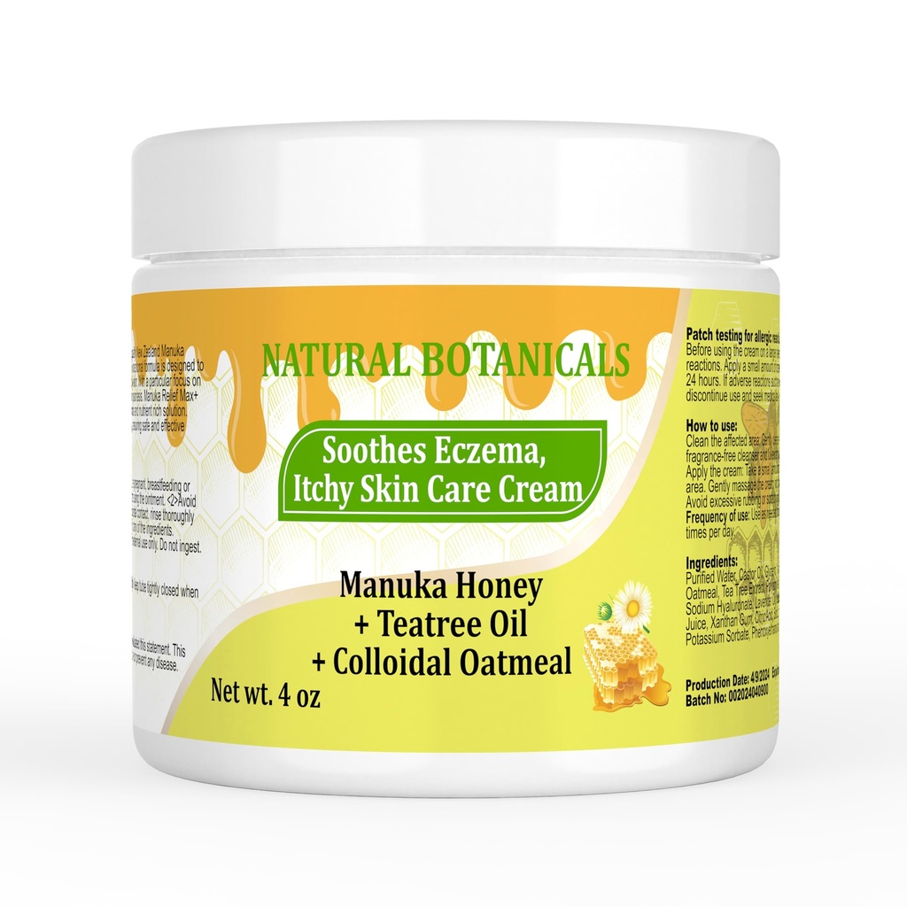 Tea Tree Oil Balm, Heat Rash Cream, Jock Itch Cream Extra Strength for Men & Women, Psoriasis, Bee Stings and Bites, for Adults & Children, Nappy Rash, Smoothing Hidradenitis Suppurativa