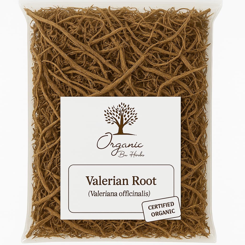 有机干瓦莱里安根 2 oz – Valeriana Officinalis – 天然草药补充剂 – 非GMO,Vegan,Kosher,无充料,无咖啡因