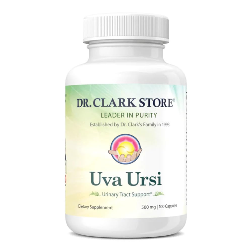 Clark Store Uva Ursi Urinary Tract博士 支持 - 500 Mg, 100 Vegan 补充品, Immune 助推器