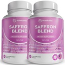 Rosabella Saffron Blend Supplement for Men & Women – Saffron, B6, Magnesium & Herbal Extract Capsules – Supports Mood, Focus & Clarity – Non-GMO, Gluten-Free – 120 Capsules – 60-Day Supply