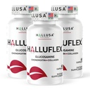 Hallusa Natural Halluflex 2850mg Glucosamine Chondroitin, MSM & Hydrolyzed Collagen, Joint Support Supplement for Women & Men, 180 Capsules