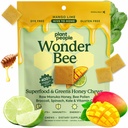 Plant People WonderBee Super Greens Manuka Honey Chews - Bee Pollen, Super Greens & Vitamin C - Immune Support, Antioxidants & Energy Boost - Mango Lime (30 Count)