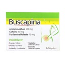 Buscapina 疼痛救济卡片 — PMS, Cramps, Headaches, Bloating, Back & Joe Pain — 男女24个卡片盒