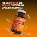 Optimo Turbo Boost Stacker - 用超驱动的 Testosterone 支持和 DHEA + Bioperine 将你的睾丸酮最大化