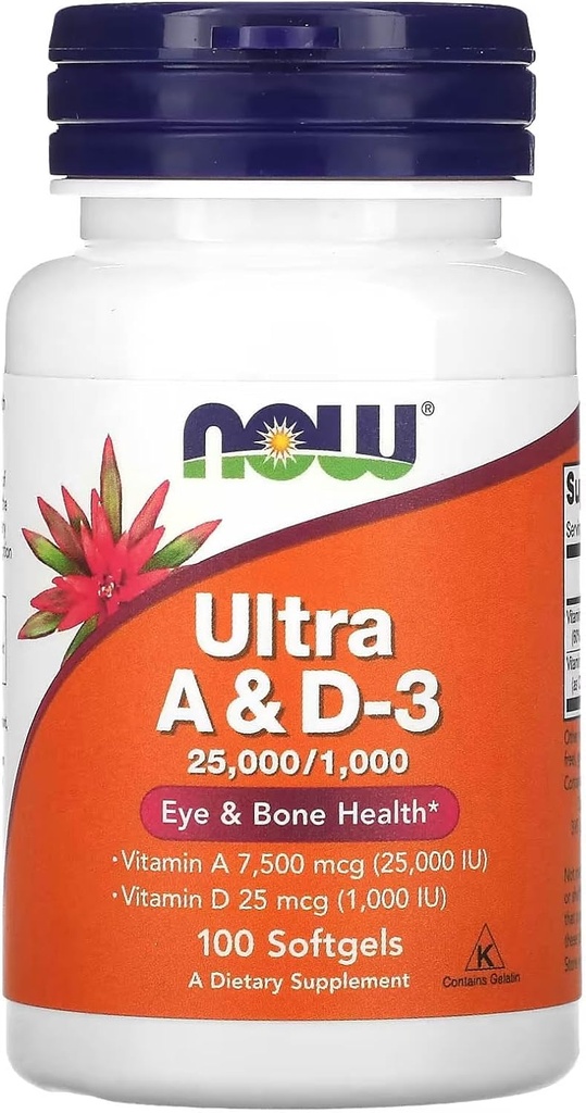 Ultra A & D3, 100 软胶 由 Now Foods (Pack of 3)