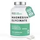 甘化镁(Bisglycnate) → 2750mg(303mg magnesium) → 240 capsules / 60 services → 高度生物可用性 → 在英国制造 - GMP认证 → 爱生命补充