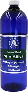 Angstrom矿物公司提供的Silica补充材料 -- -- 液态硅矿物水 32oz 700ppm
