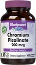Bluebonnet Piclinic Chromium 200 mcg, 100 蔬菜卡普尔, 100 计数