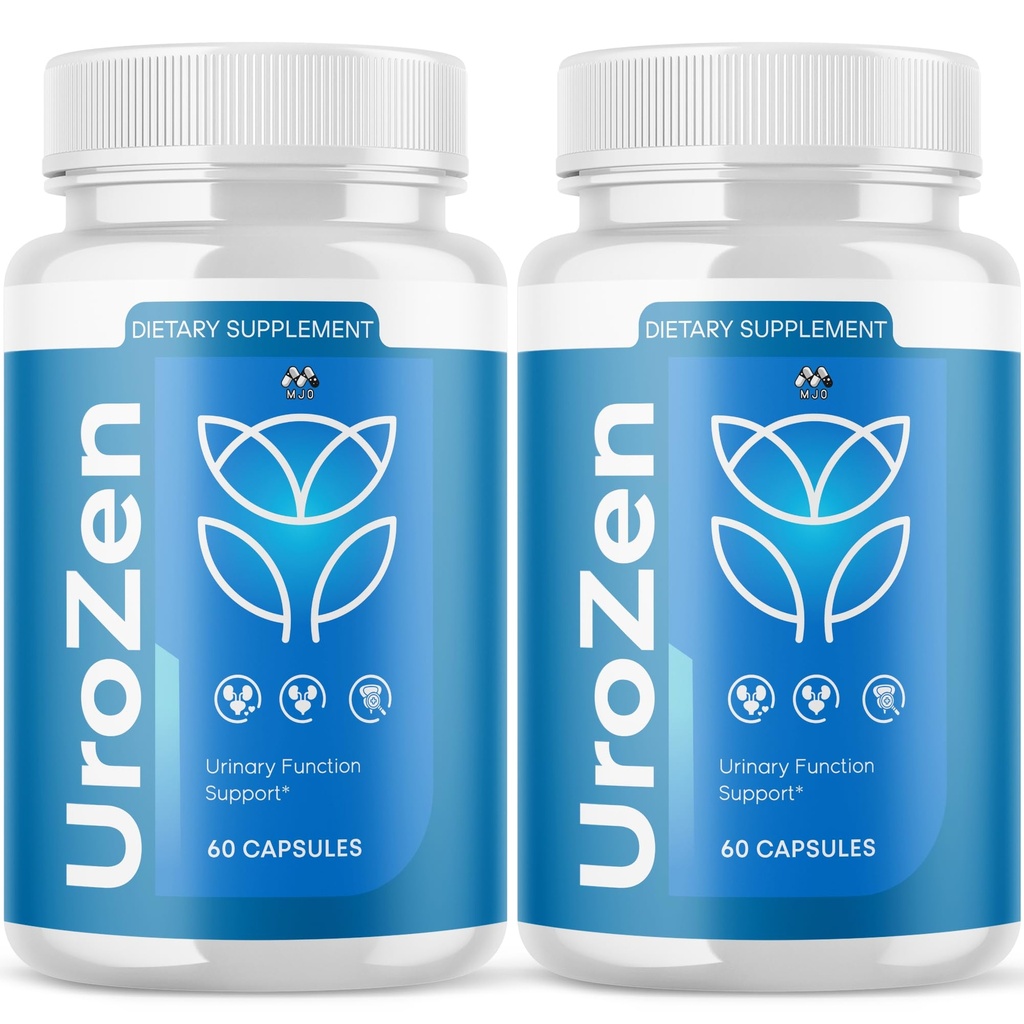 (2 Pack) UroZen Capsules, Official URO Zen Prostate Defender Pills with All Natural Ingredients, Advanced UroZen Overall Health and Wellness with Maximum Strength Multivitamins Support (120 Capsules)