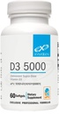 XYMOGEN D3 5000 - Bioavailable Vitamin D3 5000 IU (125 mcg) - High Strength Vitamin D Supplement for Immune Bone and Heart Health Support - 60 Softgels