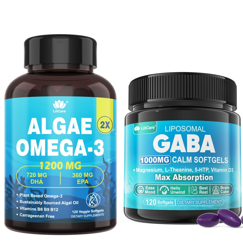 GABA 补充 + Vegan Omega-3 藻类油