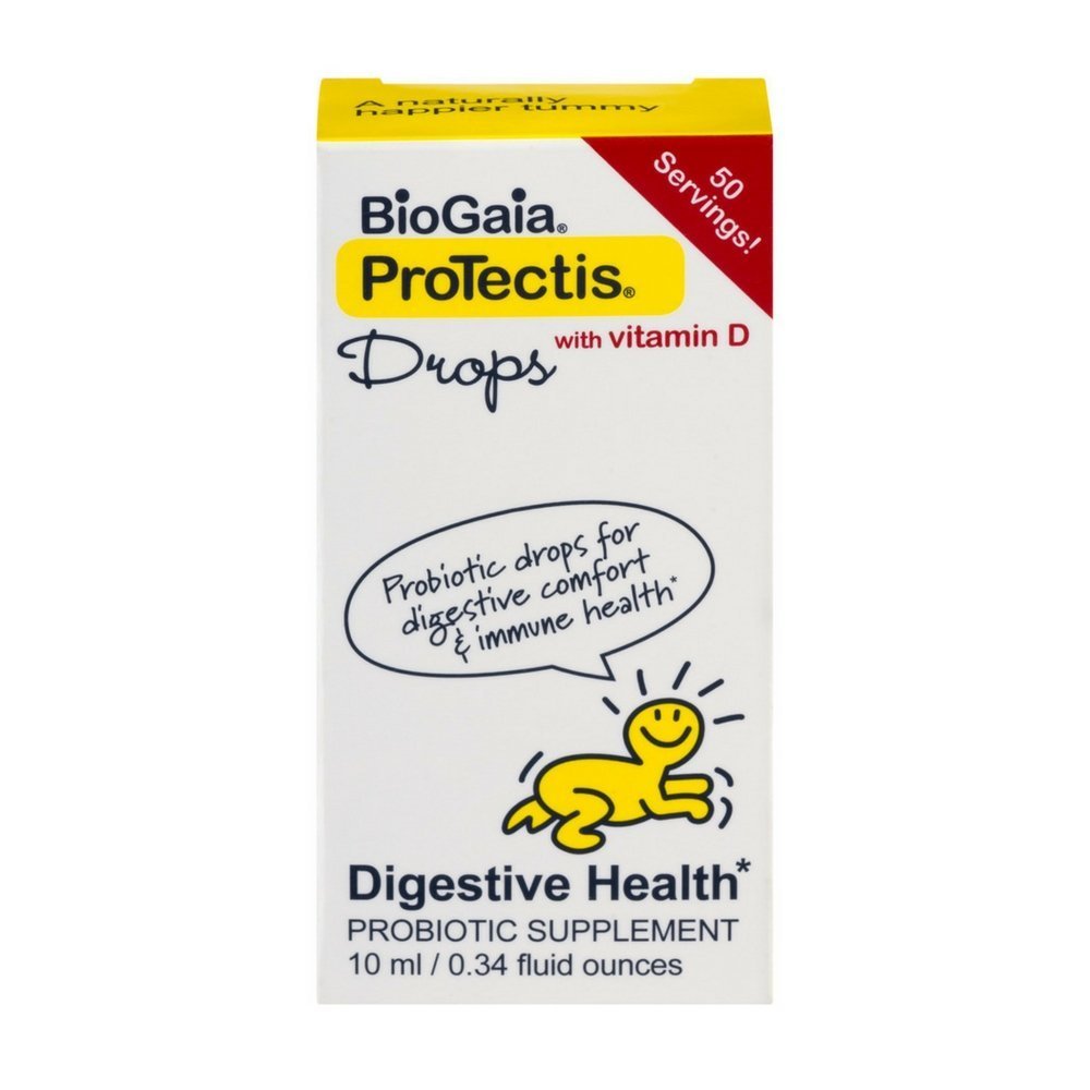 BioGaia ProTectis Baby Drops With Vitamin D, 0.34 oz (Pack of 3)
