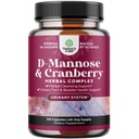 D Mannose 配以 Cranberry 补充剂 -- -- Potent D Mannose 1000mg Capsules 肾脏防御支持和清洁以及女性和男性尿道切除疗法 -- -- 成年人的Bladder 健康补充剂 -- -- 120个