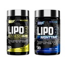 Nutrex 研究 Lipo 6 强度和夜间 AM/PM Bundle