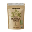 Organic Herb Moringa Leaf Powder – 100% Pure & Natural Superfood | Non-GMO, Vegan, Gluten-Free | Rich in Iron, Calcium & Antioxidants for Energy, Immunity & Detox Support – 8oz / 227g (2lb)